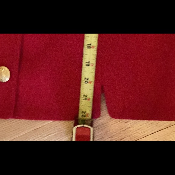 All wool A-line skirt and fully lined jacket with ornate gold buttons. - Picture 10 of 16